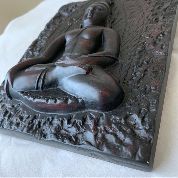 Z GALLERIE Ceramic Panel - Buddha on Lotus 9” - Picture 2 of 5